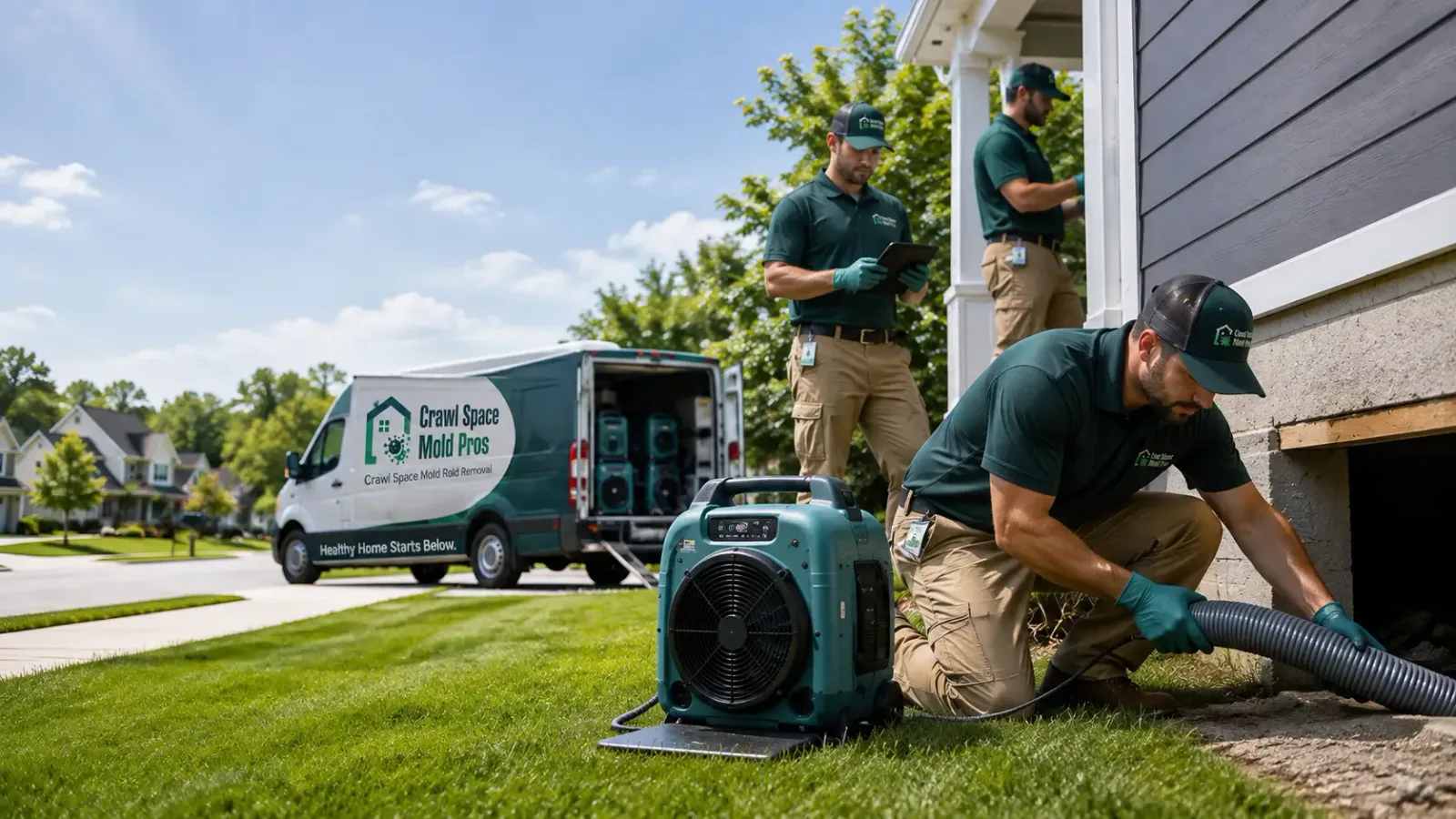 Crawl Space Mold Removal in Brookville, OH